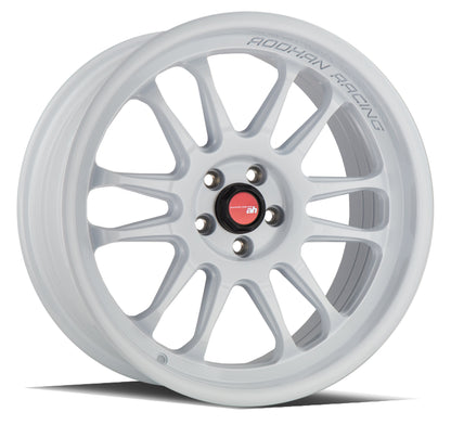 Aodhan AH07 Gloss White - 18x8.5 +35 / 18x9.5 +30 5x114.3 (Staggered Set of 4)