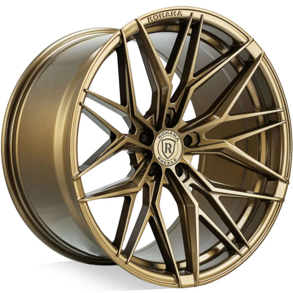 Rohana RFX17 20x10.5 ET38 Gloss Bronze 5x114 – (Square Set of 4)