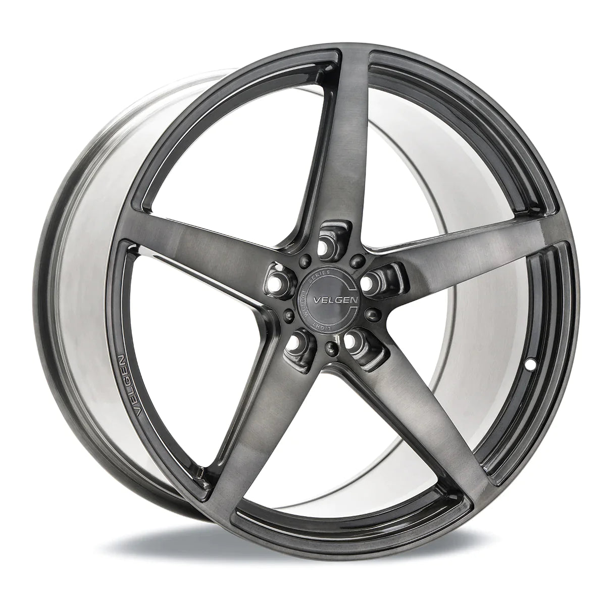 22" Velgen Classic5 V2 Brushed Titanium 5x114.3 ( Set of 4 )