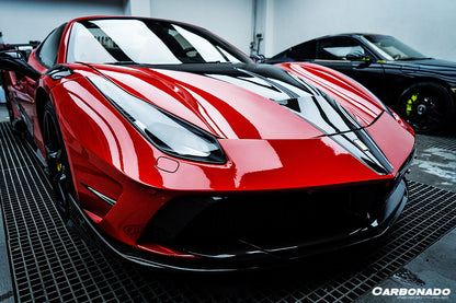 2015-2020 Ferrari 488 GTB/Spyder MSY Style Auto Full Body Kit - Carbonado