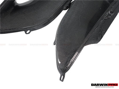 2015-2020 Ferrari 488 GTB/Spyder Dry Carbon Fiber Rear Light Satellite Covers - DarwinPRO Aerodynamics