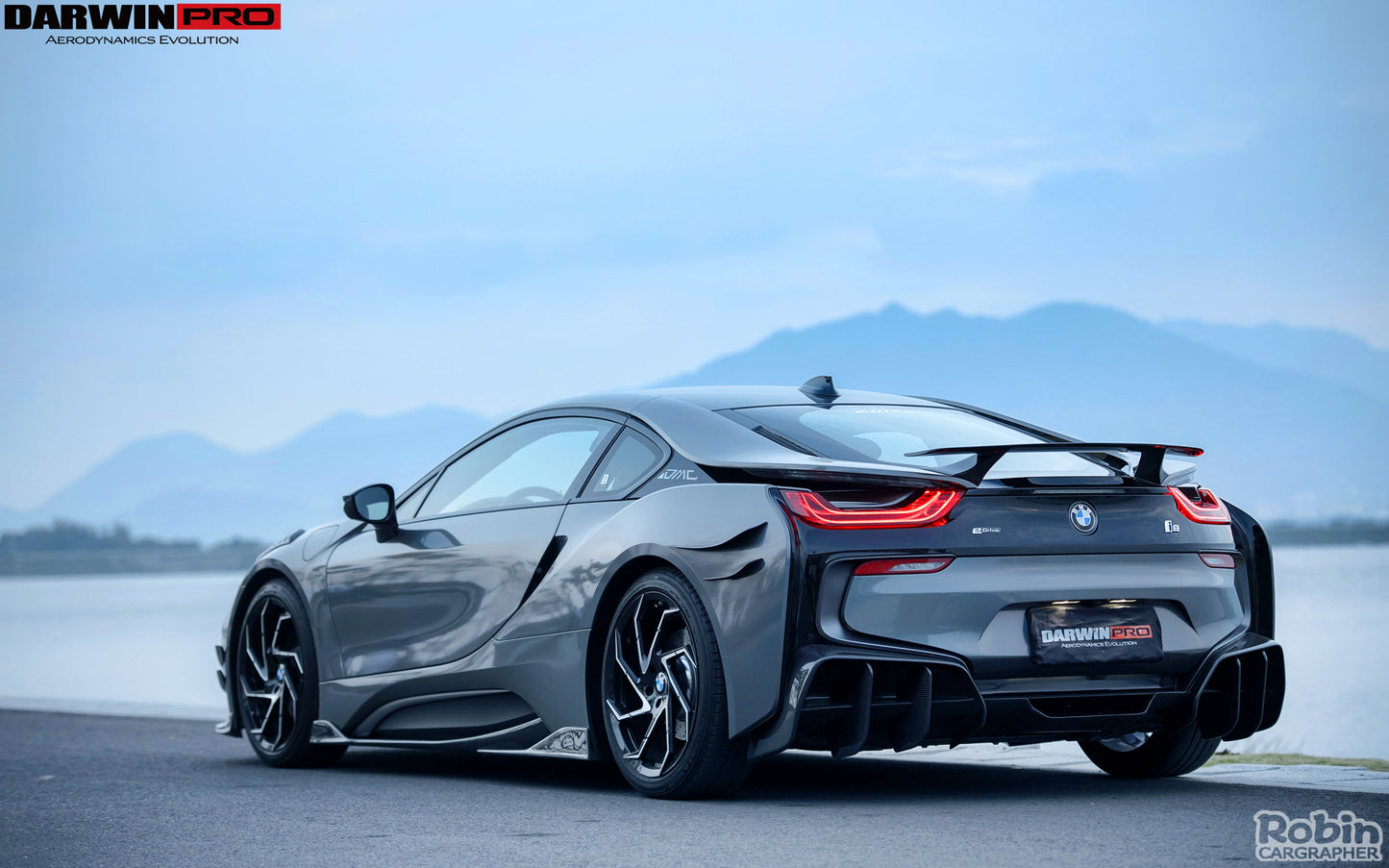 2014-2018 BMW i8 BZK Carbon Fiber Rear Diffuser - DarwinPRO Aerodynamics