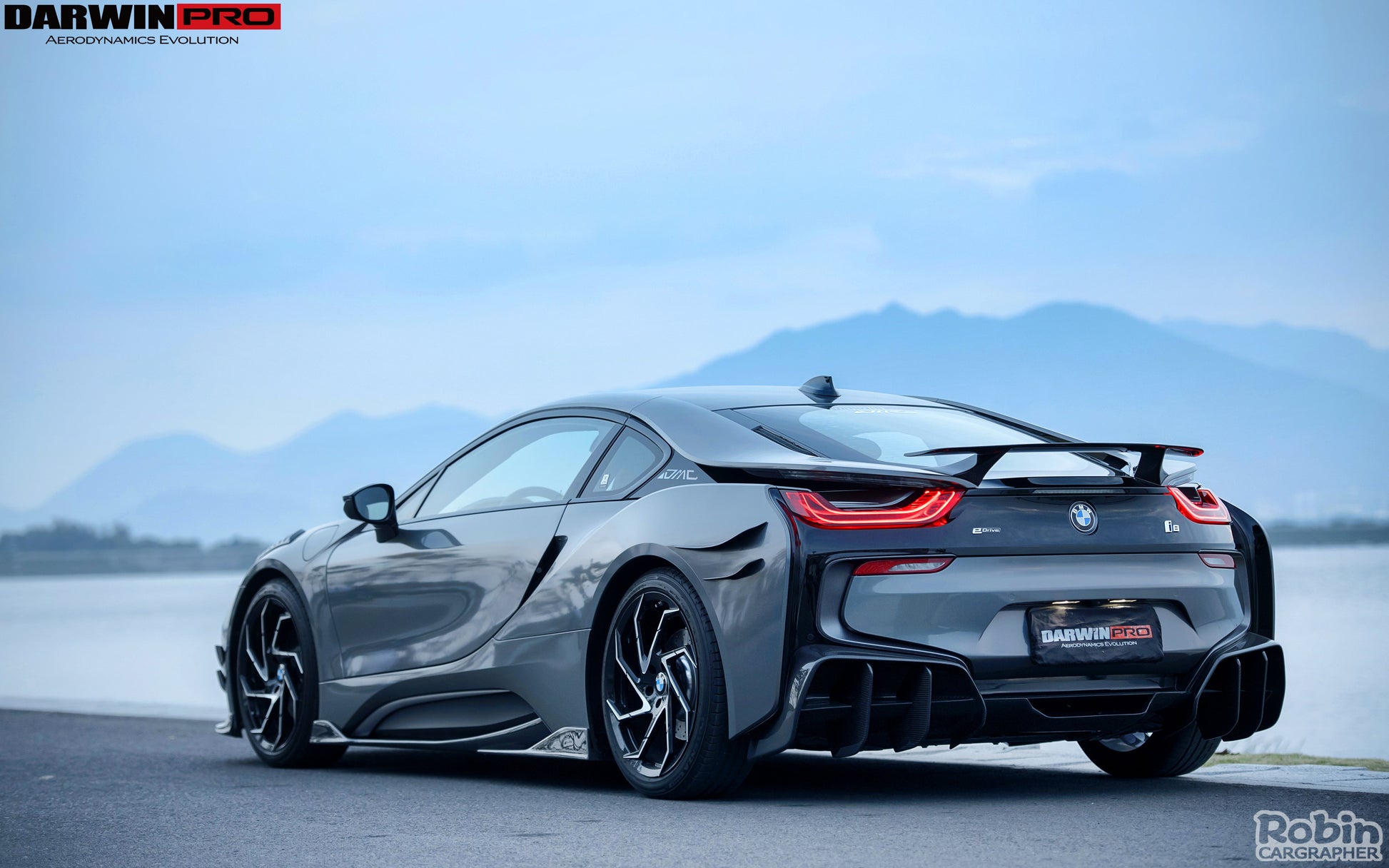 2014-2018 BMW i8 BZK Carbon Fiber Rear Diffuser - DarwinPRO Aerodynamics