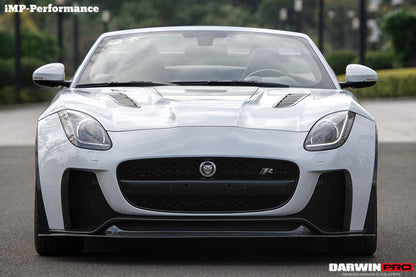 2013-2017 Jaguar F-Type Coupe/Convertible IMP Performance Partial Carbon Fiber Front Bumper w/ Lip - DarwinPRO Aerodynamics