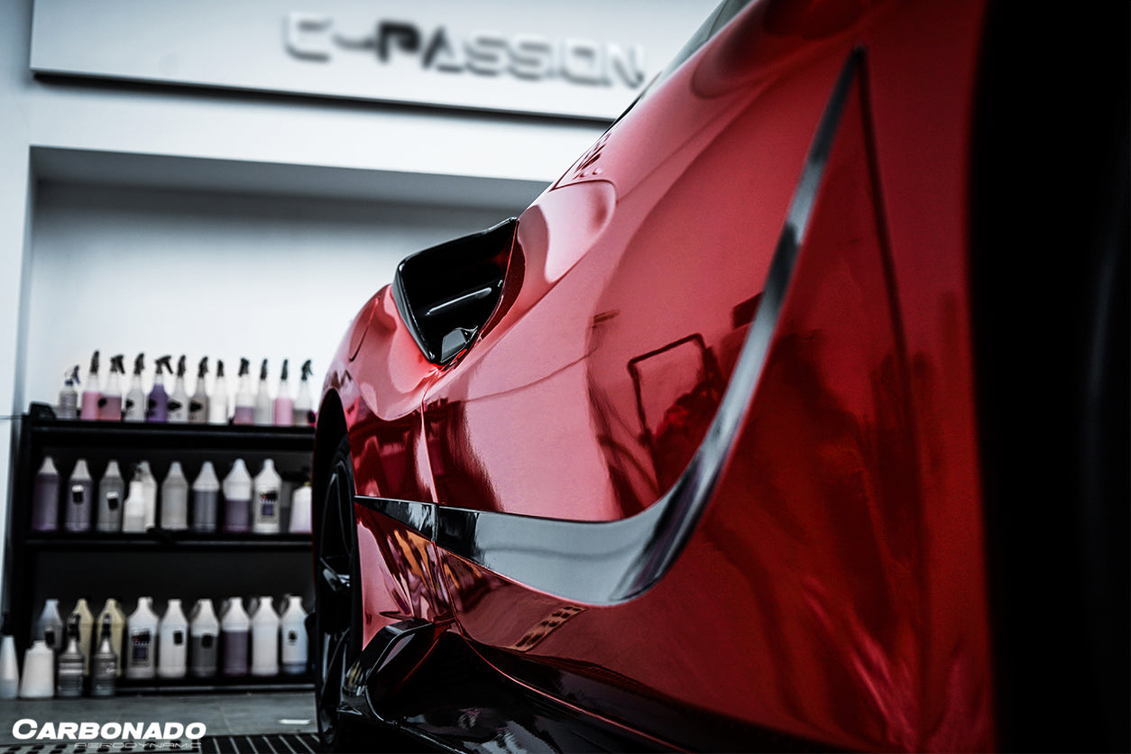 2015-2020 Ferrari 488 GTB/Spyder MSY Style Side Skirts - Carbonado