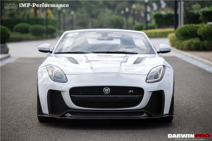 2013-2017 Jaguar F-Type Coupe/Convertible IMP Performance Partial Carbon Fiber Front Bumper w/ Lip - DarwinPRO Aerodynamics