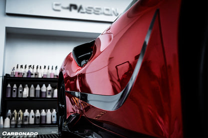 2015-2020 Ferrari 488 GTB/Spyder MSY Style Carbon Fiber Side Air Intake Fins - Carbonado