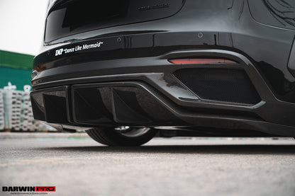 2017-2020 Tesla Model 3 IMP Performance Partial Carbon Fiber Rear Bumper - DarwinPRO Aerodynamics