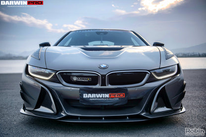 2014-2018 BMW i8 BZK Carbon Fiber Front Canards - DarwinPRO Aerodynamics