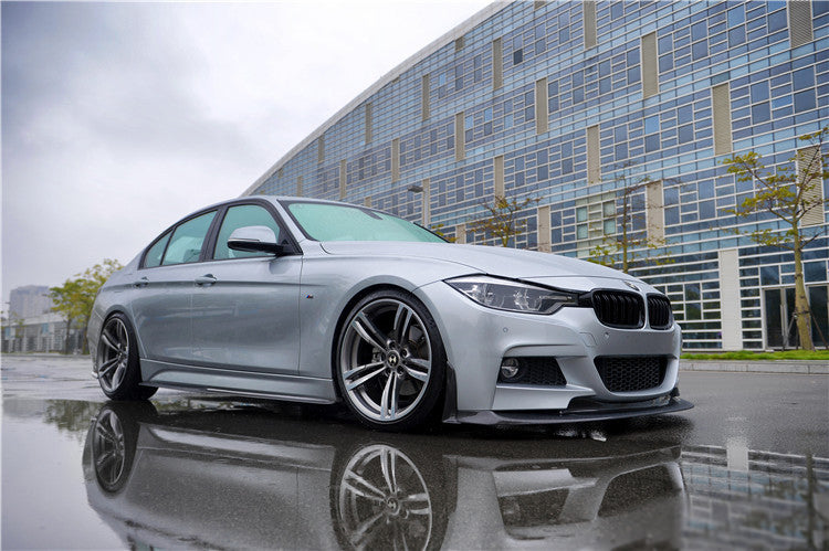 2011-2019 BMW 3 Series F35 M-Tech GV Style Carbon Fiber Side Skirts - DarwinPRO Aerodynamics