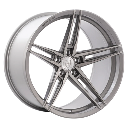 Rohana RFX15 20x11 ET35 Brushed Titanium 5x120 – (Square Set of 4)
