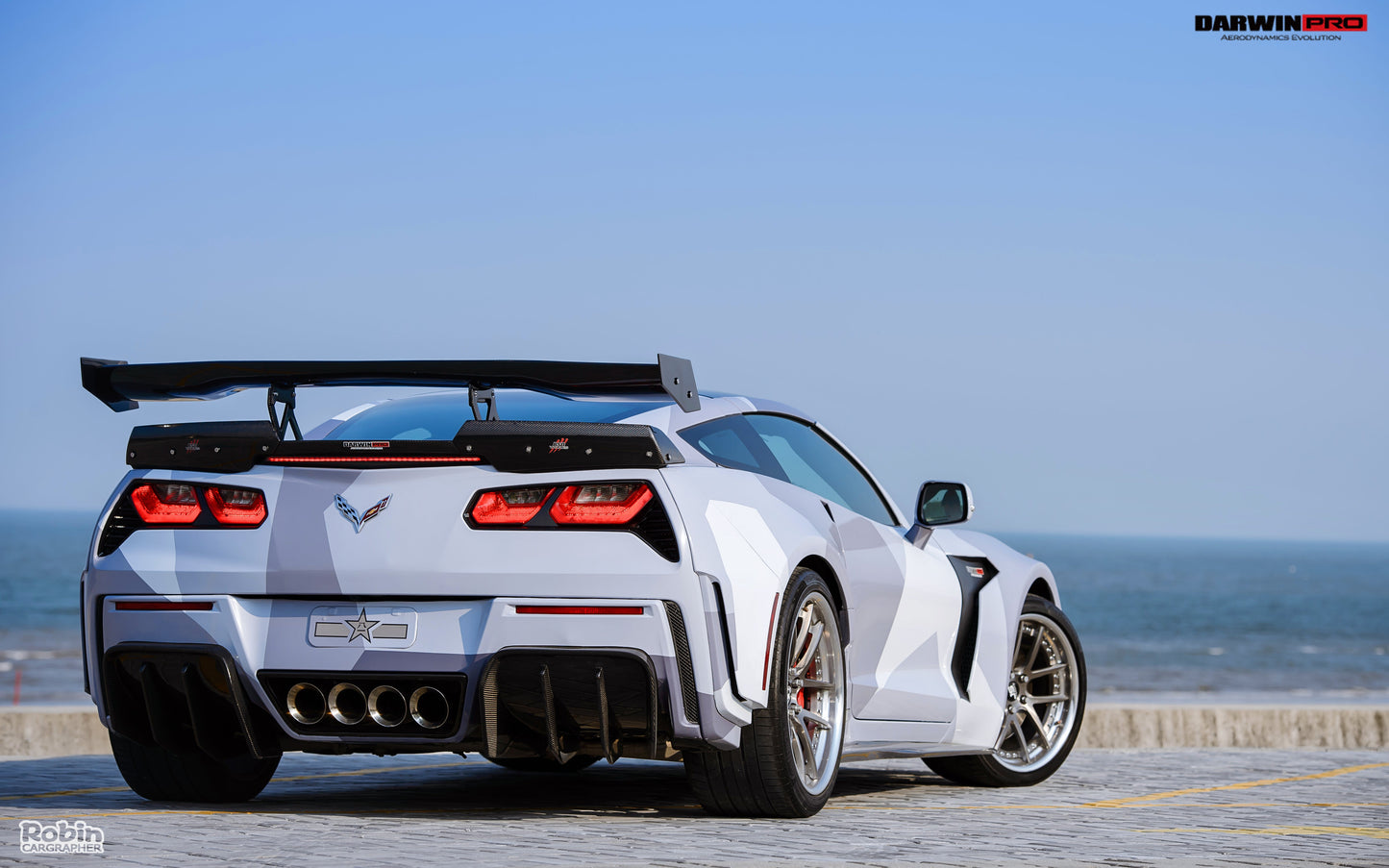 2013-2019 Corvette C7 Z51 Grandsport Z06 BKSS Style Trunk Spoiler - DarwinPRO Aerodynamics