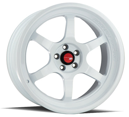 Aodhan AH08 Gloss White - 18x8.5 +35 / 18x9.5 +35 5x100 (Staggered Set of 4)