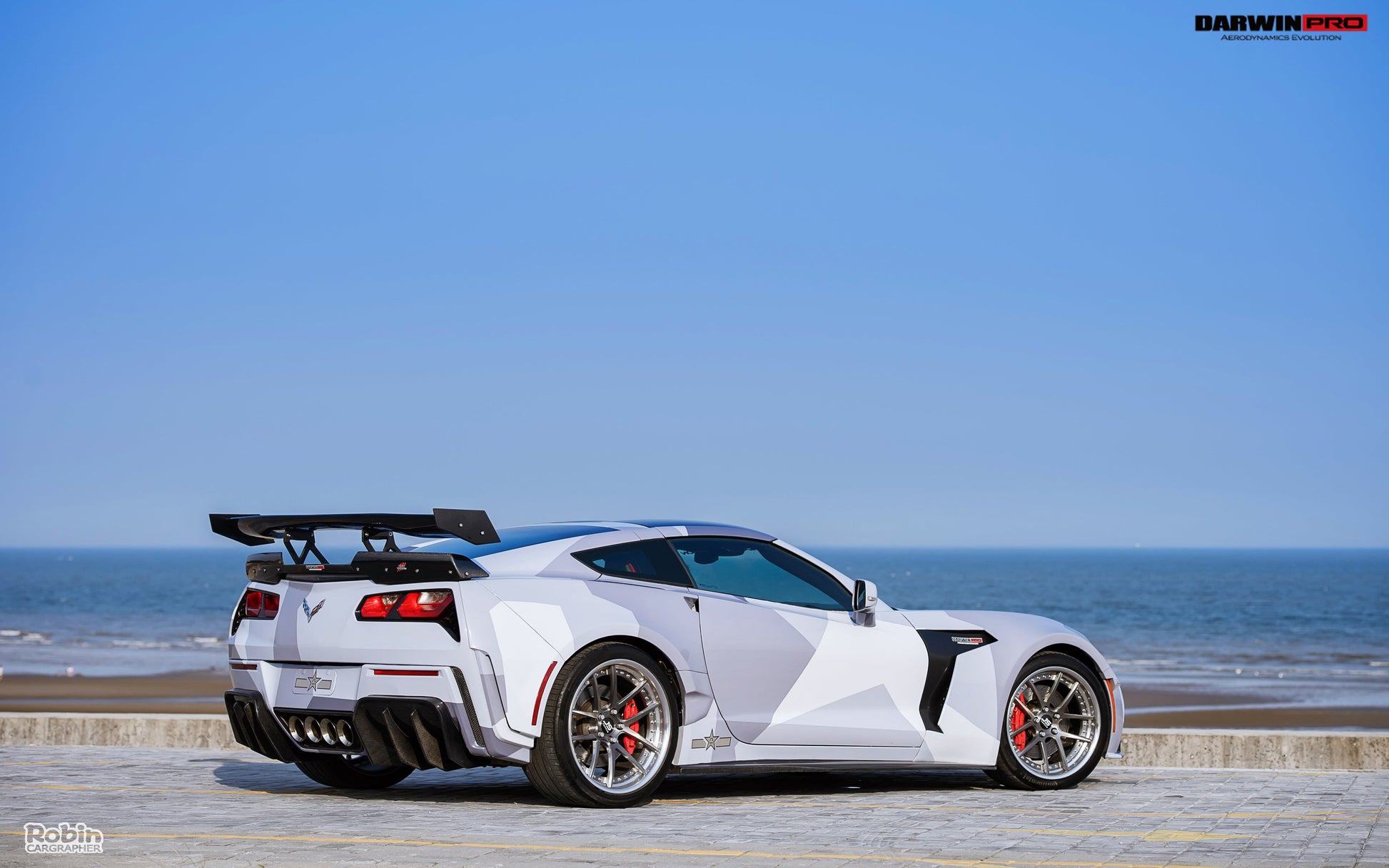 2013-2019 Corvette C7 Z51 Grandsport Z06 BKSS Style Trunk Spoiler - DarwinPRO Aerodynamics