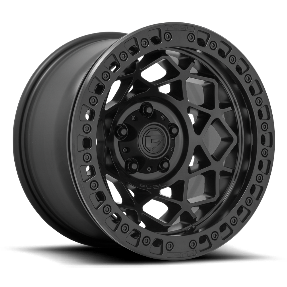 17" Fuel D120 Unit Beadlock Blackout 5x127 ( Set of 4 )