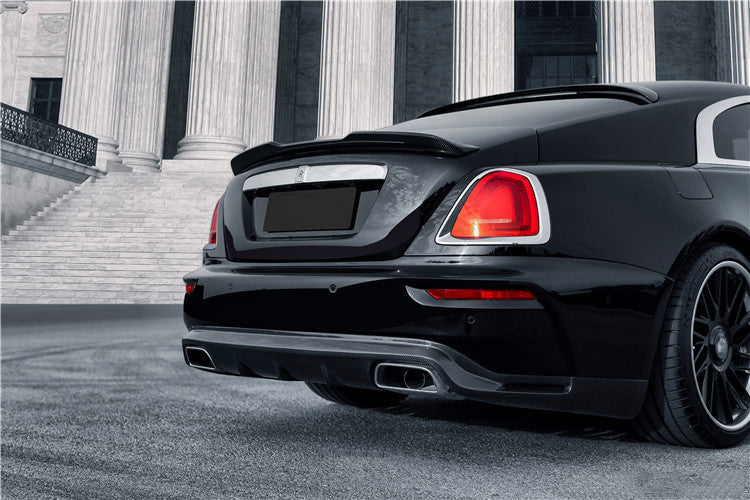 2016-2020 Rolls-Royce Wraith BKSS Style Carbon Fiber Trunk Spoiler - DarwinPRO Aerodynamics