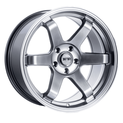 F1R F106 18x8.5 ET35 Hyper Black 5x114.3 – ( Square Set of 4 )