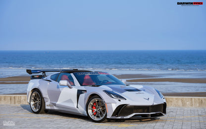 2013-2017 Corvette C7 Z51 BKSS Style Front Bumper - DarwinPRO Aerodynamics