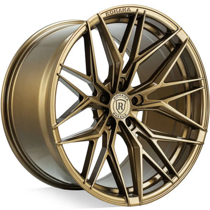 20" Rohana RFX17 Gloss Bronze 5x112 ( Staggered Setup ) ( Set of 4 )