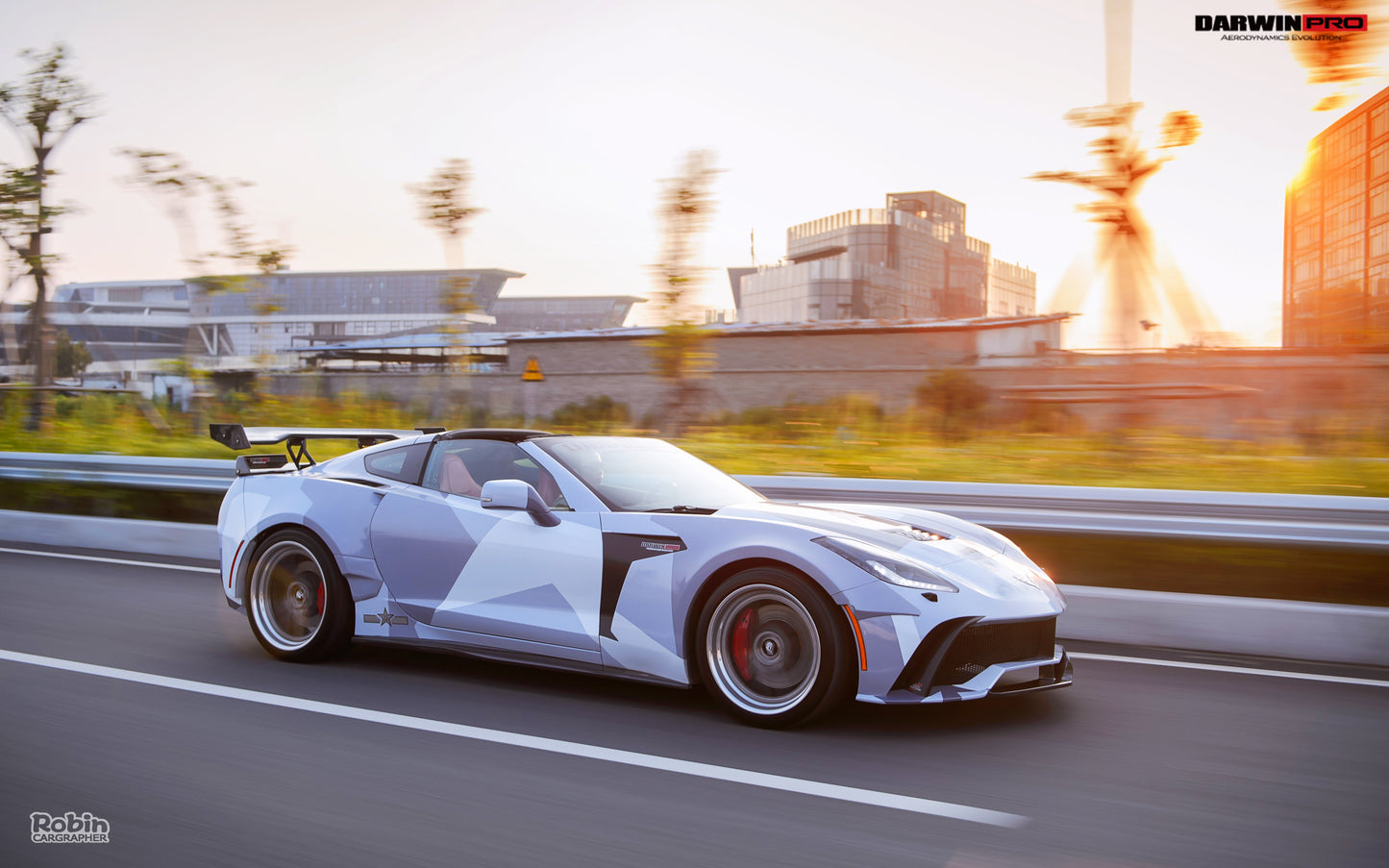 2013-2017 Corvette C7 Z51 BKSS Style Full Wide Body Kit - DarwinPRO Aerodynamics