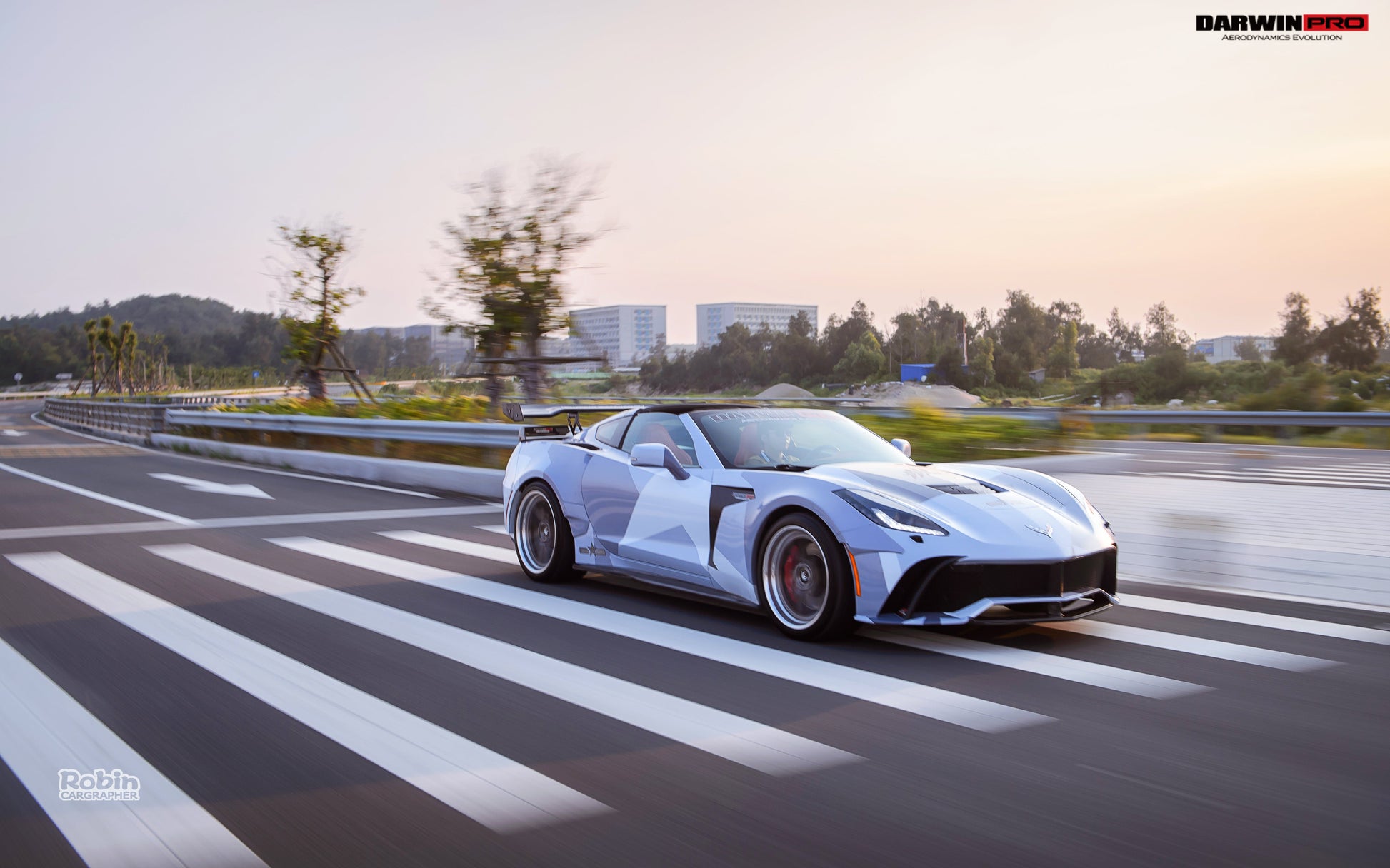 2013-2017 Corvette C7 Z51 BKSS Style Front Bumper - DarwinPRO Aerodynamics