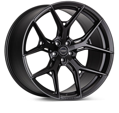 22" Vossen HF5 Matte Gunmetal 5x120 ( Staggered Setup ) ( Set of 4 )