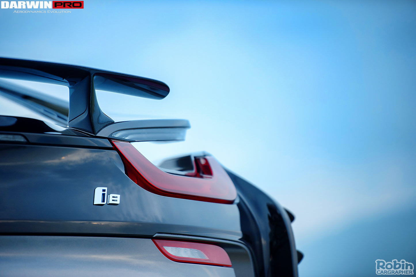 2014-2018 BMW i8 BZK Carbon Fiber Trunk Spoiler - DarwinPRO Aerodynamics