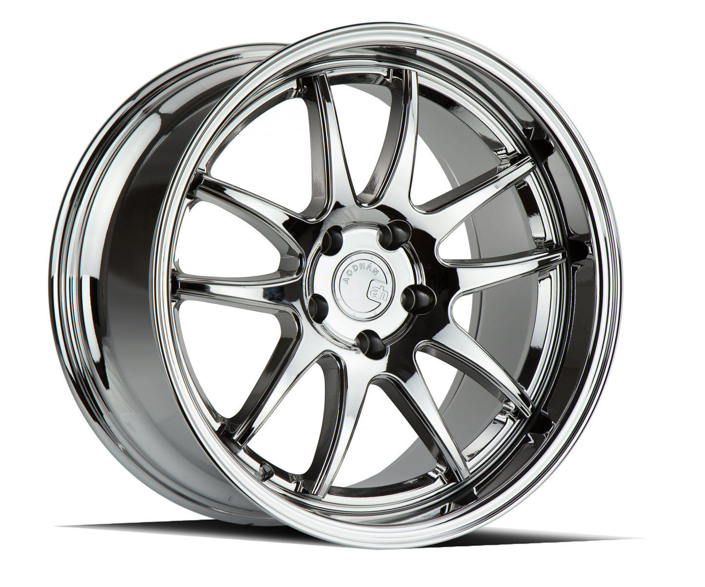 Aodhan DS02 Vacuum Chrome - 18x8.5 +35 / 18x9.5 +30 5x114.3 (Staggered Set of 4)