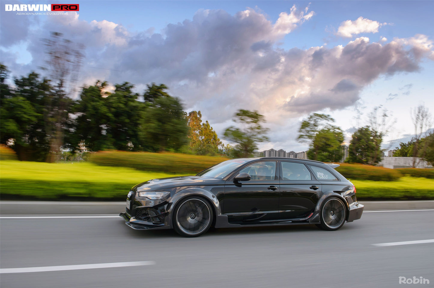 2013-2018 Audi RS6 Avant Bkss Style Wide Body Full Body Kit - DarwinPRO Aerodynamics
