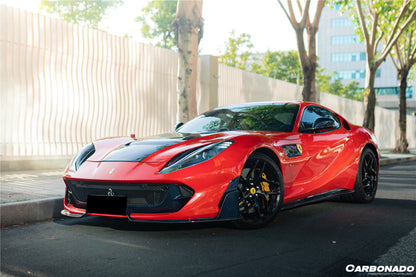 2018-UP Ferrari 812 Superfast /GTS MSY Style Mirror Housing - Carbonado