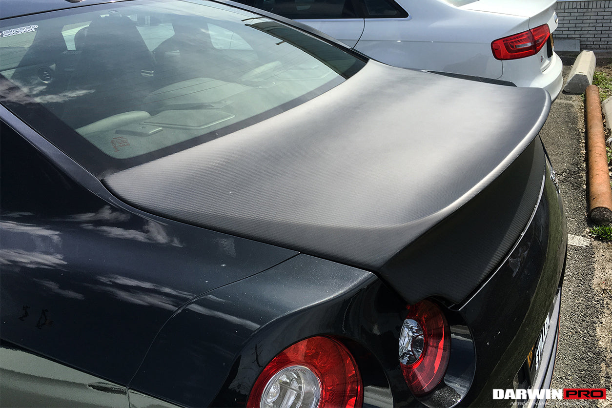 2008-2022 Nissan GTR R35 CBA/DBA/EBA DLK Style Carbon Fiber Trunk - DarwinPRO Aerodynamics