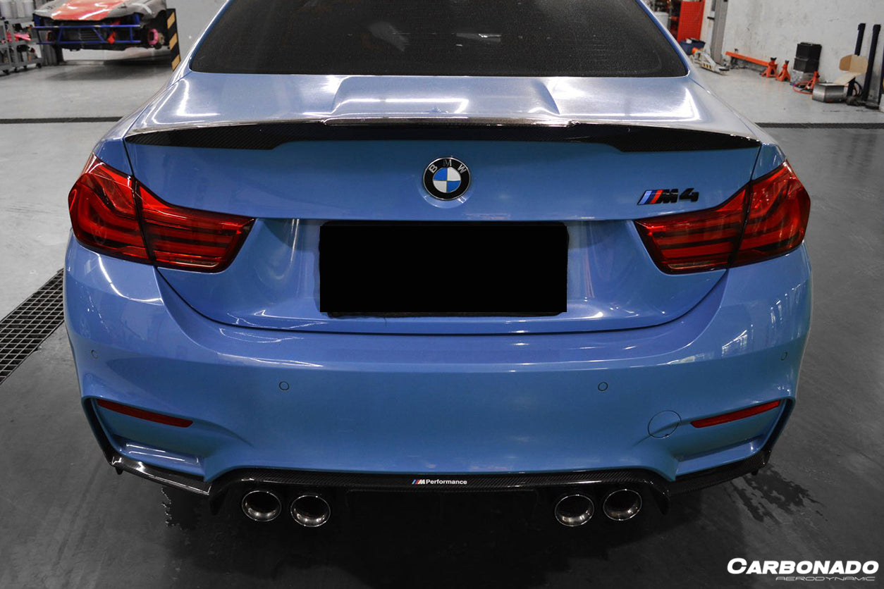 2014-2020 BMW M4 F82 VRS Style Carbon Fiber Trunk Spoiler - Carbonado