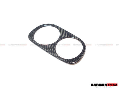 2010-2015 Ferrari 458 Coupe/Spyder/Speciale Dry Carbon Fiber Light Switch Cover - DarwinPRO Aerodynamics