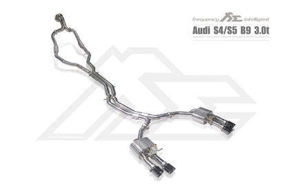 FI Exhaust Valvetronic Cat-Back System For Audi S4 / S5 (B9) 2018-2024