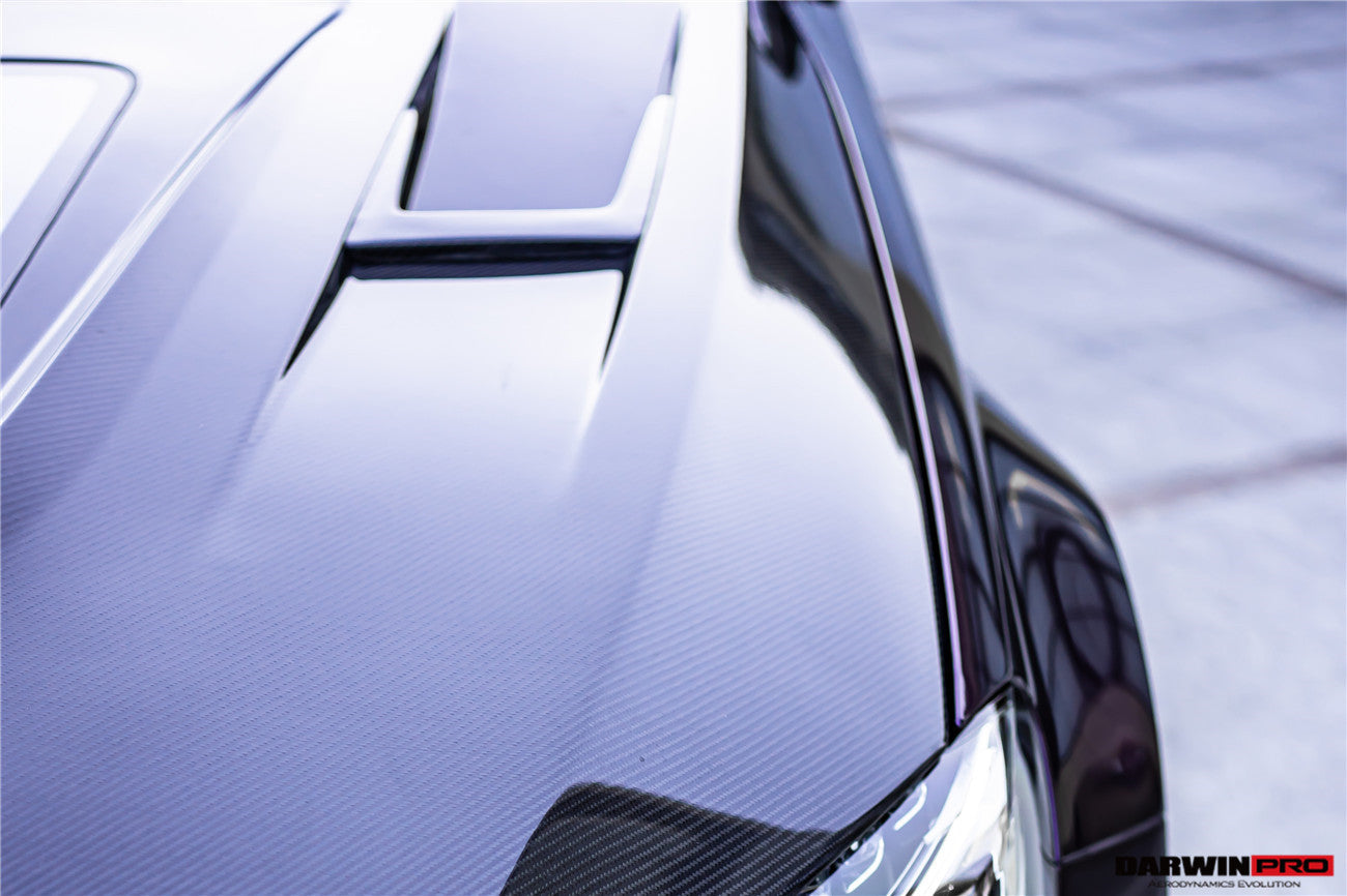 2015-2021 Mercedes Benz W205 C63/S AMG IMP Performance Partial Carbon Fiber Hood - DarwinPRO Aerodynamics