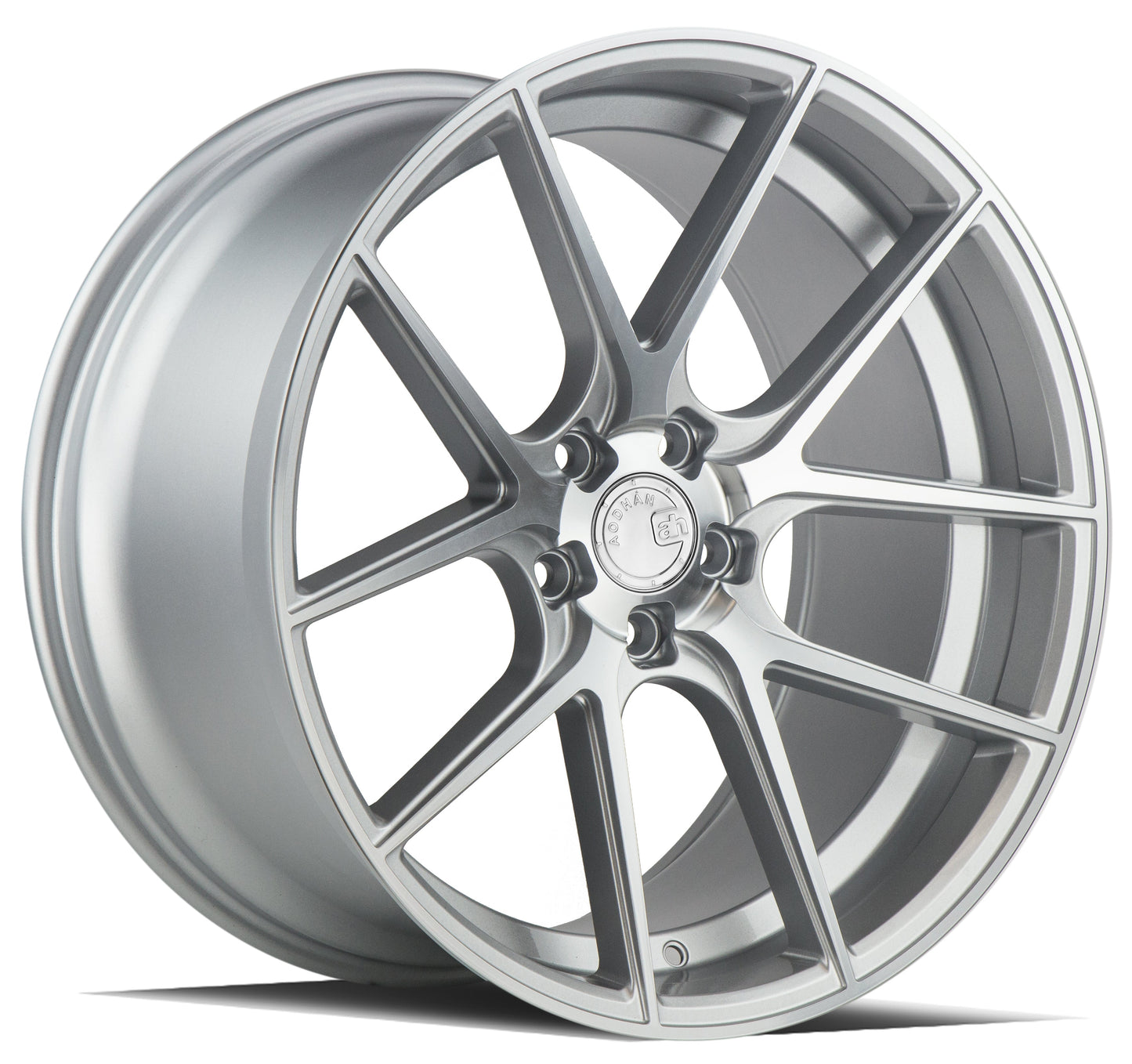 Aodhan AFF3 Gloss Silver Machined Face - 20x9 +32 5x114.3 (Square Set of 4)