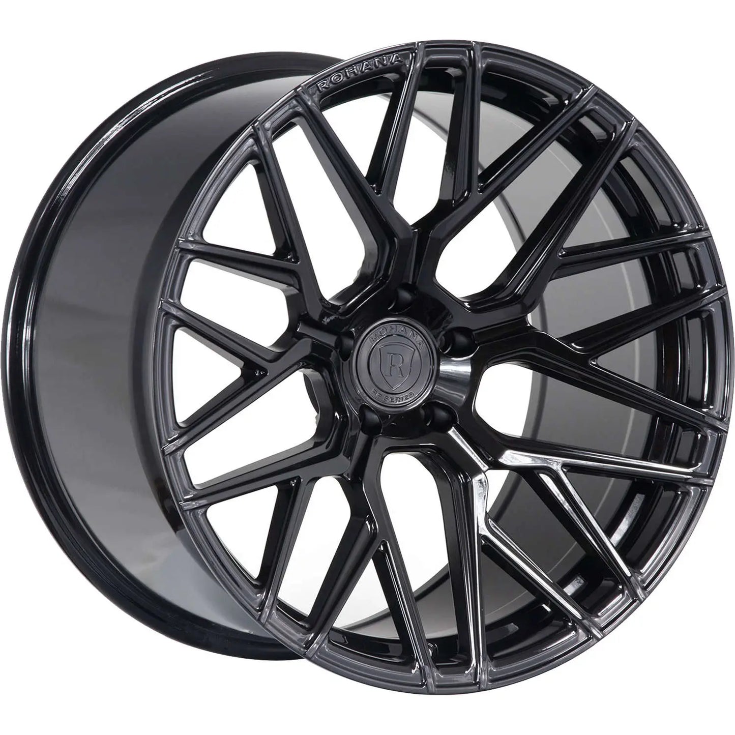 Rohana RFX11 20x11 ET0 Gloss Black 5x115 – (Square Set of 4)