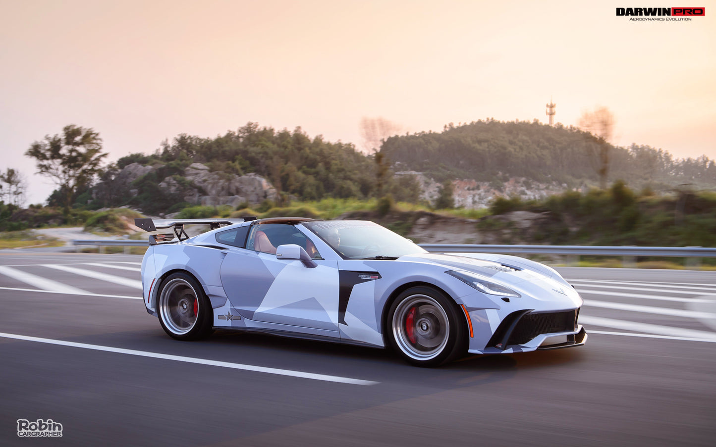 2013-2017 Corvette C7 Z51 BKSS Style Front Bumper - DarwinPRO Aerodynamics