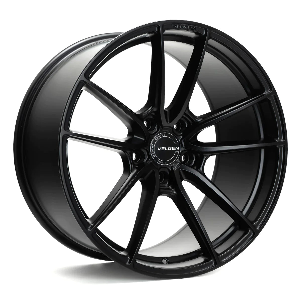 20" Velgen VF5 Satin Black 5x114.3 ( Staggered Set ) ( Set of 4 )