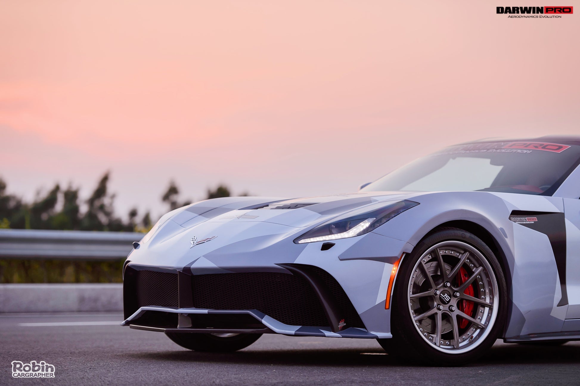 2013-2017 Corvette C7 Z51 BKSS Style Front Bumper - DarwinPRO Aerodynamics
