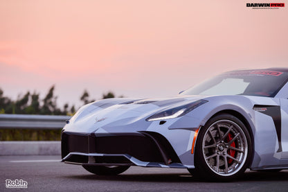 2013-2017 Corvette C7 Z51 BKSS Style Front Bumper - DarwinPRO Aerodynamics