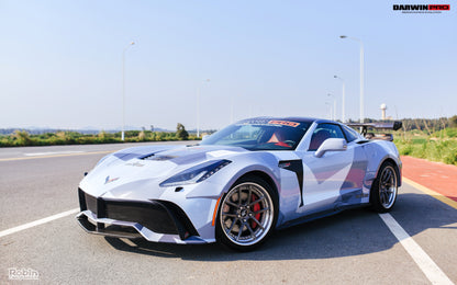 2013-2017 Corvette C7 Z51 BKSS Style Front Bumper - DarwinPRO Aerodynamics