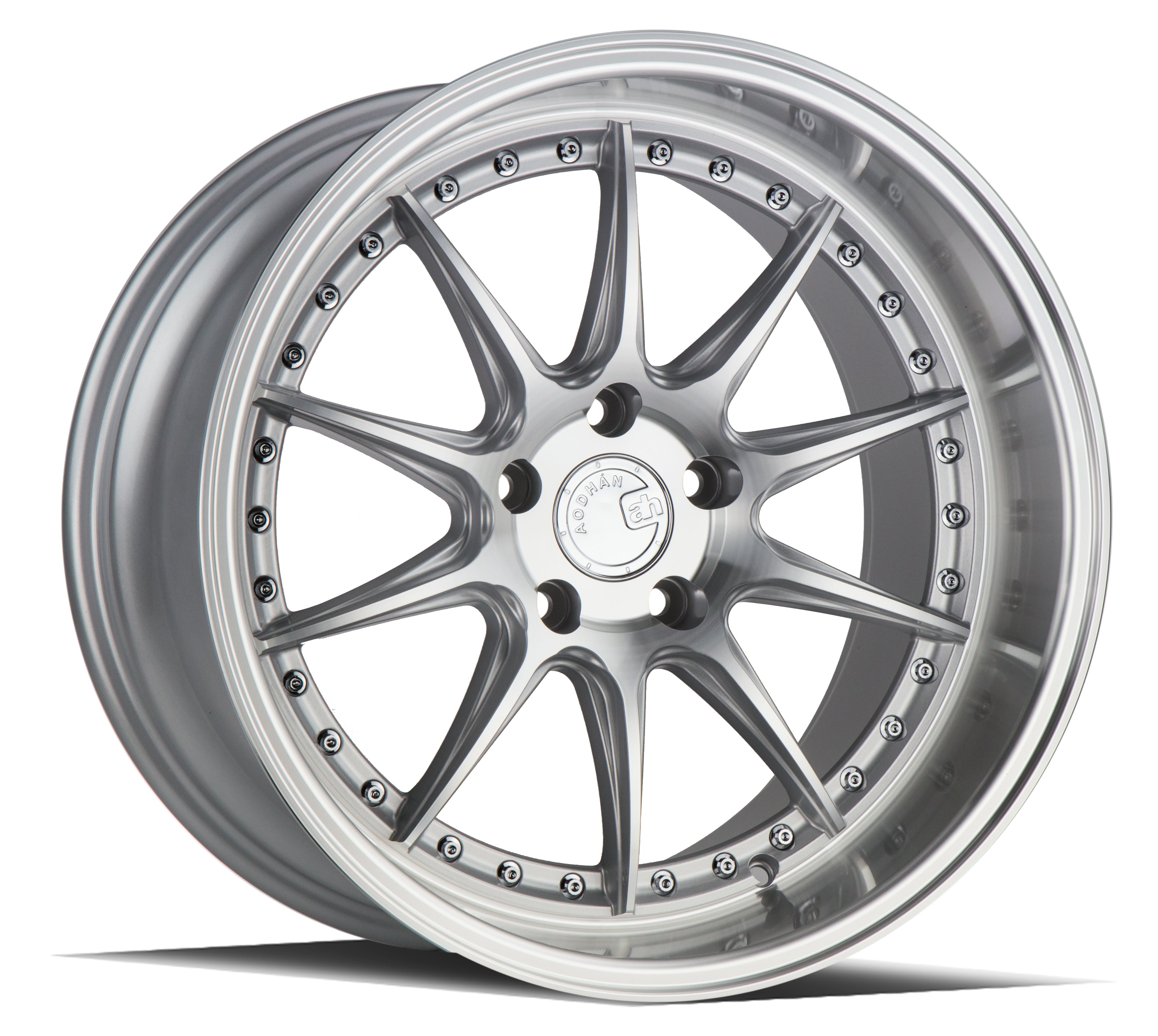 Aodhan DS07 Silver w/Machined Face - 19x8.5 +35 / 19x11 +22 5x114
