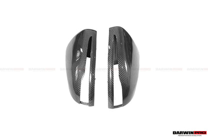 2014-2021 Mercedes Benz C-Class W205/ S-Class W222 C217/ E-Class W213 2/4 Door Dry Carbon Fiber Mirror Housing Replacement - DarwinPRO Aerodynamics