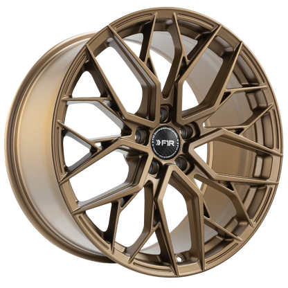 F1R FS3 19x9.5 ET38 Matte Bronze 5x114 – ( Square Set of 4 )