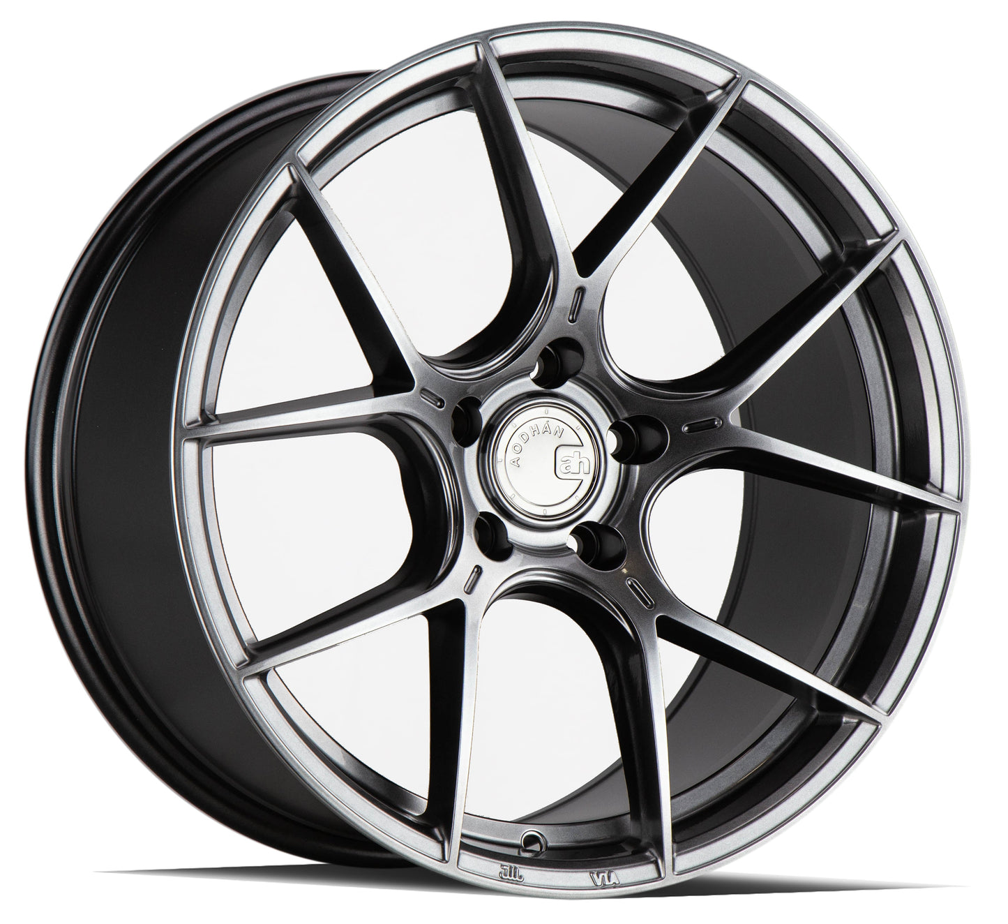 Aodhan AH-11 Hyper Black - 19x9.5 +35 5x112 (Square Set of 4)