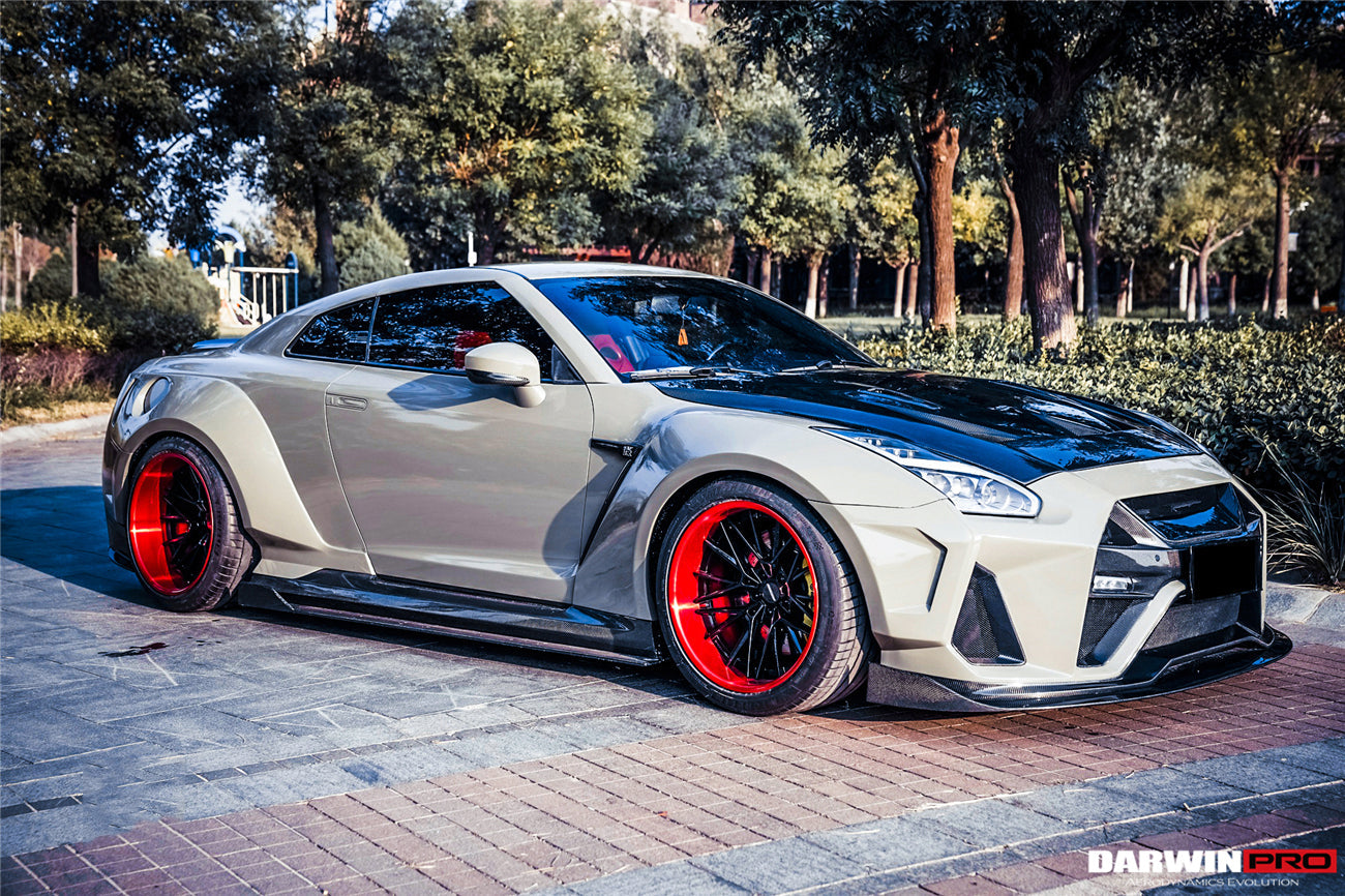 2008-2022 Nissan GTR R35 CBA/DBA/EBA BKSSII Style Carbon Fiber Hood - DarwinPRO Aerodynamics