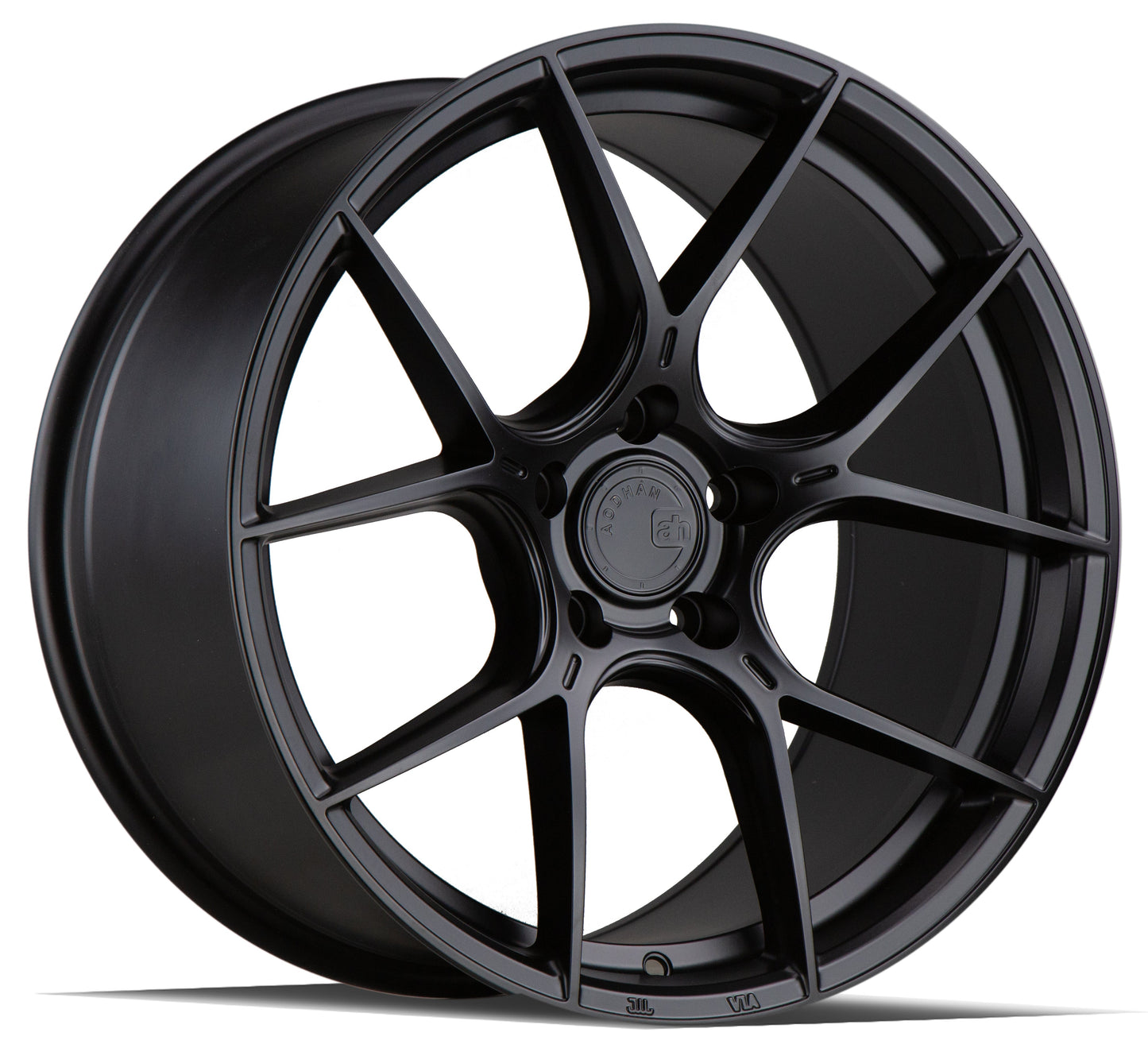 Aodhan AH-11 Matte Black - 19x8.5 +35 / 19x9.5 +35 5x112 (Staggered Set of 4)