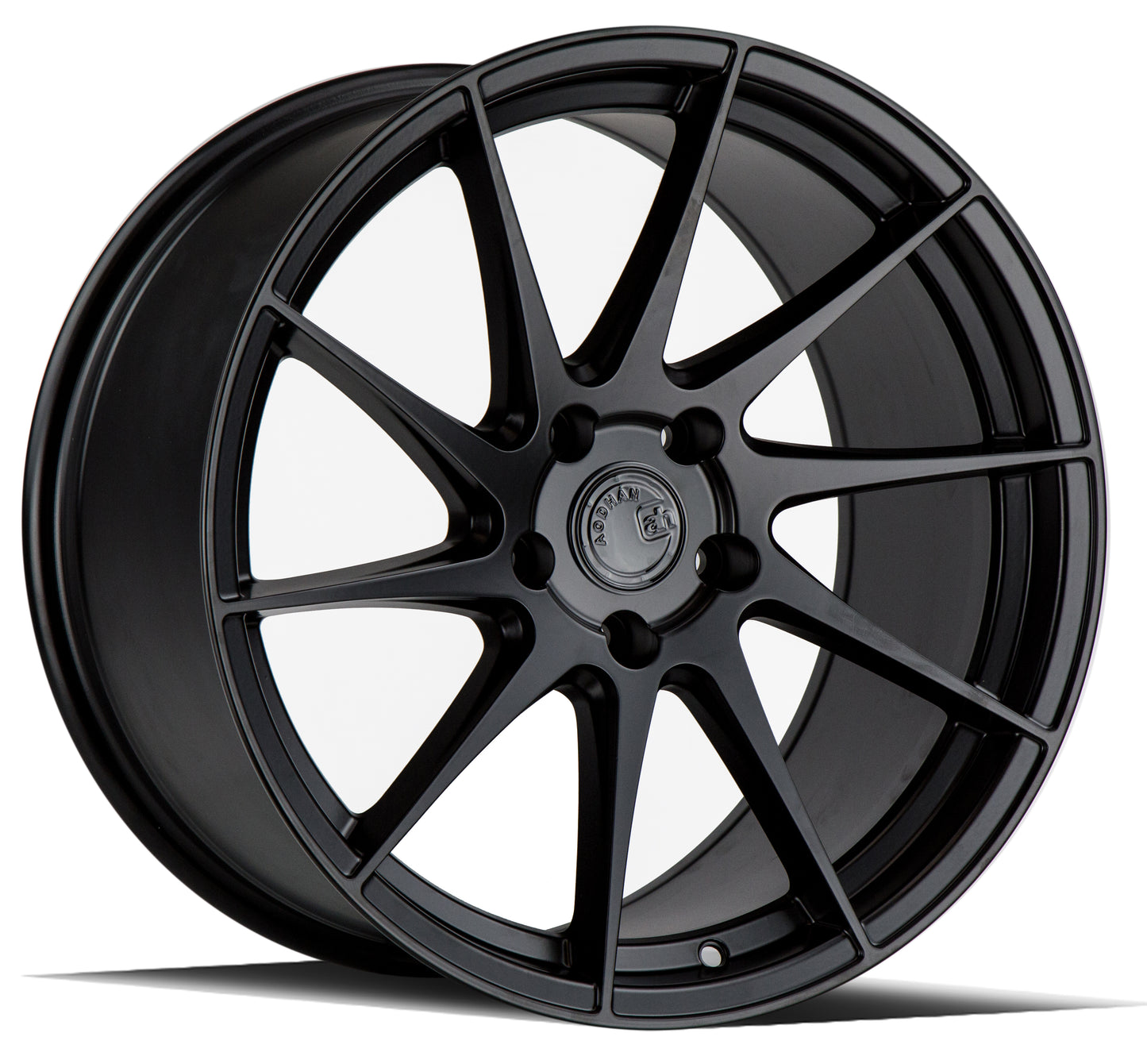 18" Aodhan AH9 Matte Black 5x112 ( Staggered Setup ) ( Set of 4 )
