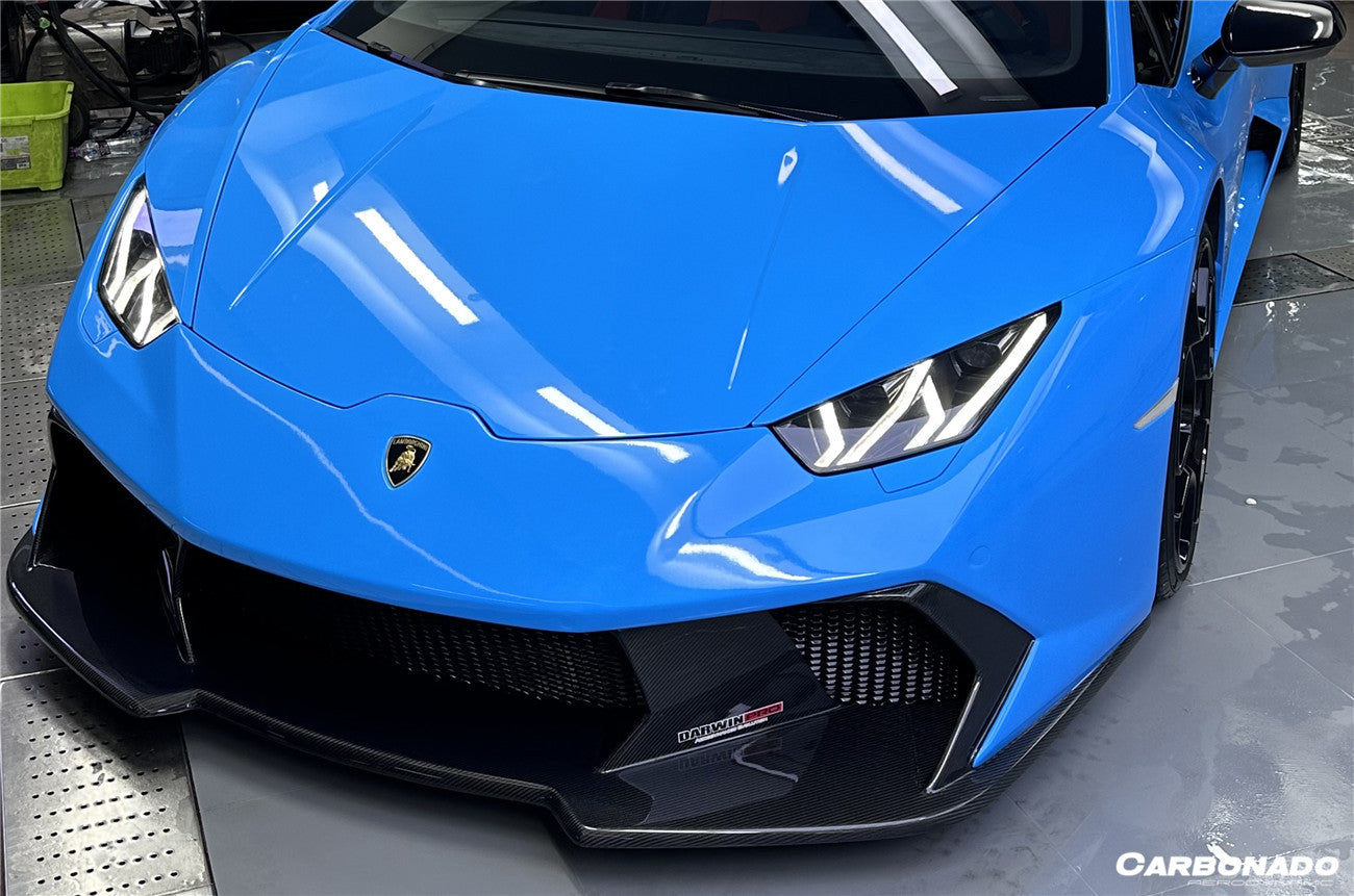 2015-2021 Lamborghini Huracan LP610/LP580/EVO VRS Style Front Bumper - Carbonado